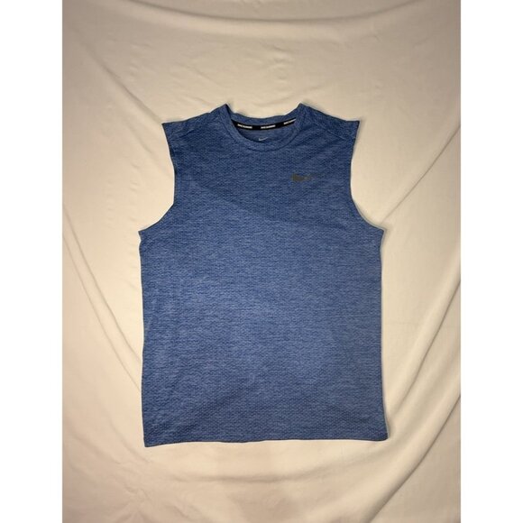 Nike Running DRI FIT Sleeveless Muscle Shirt Men's Medium - Picture 1 of 9